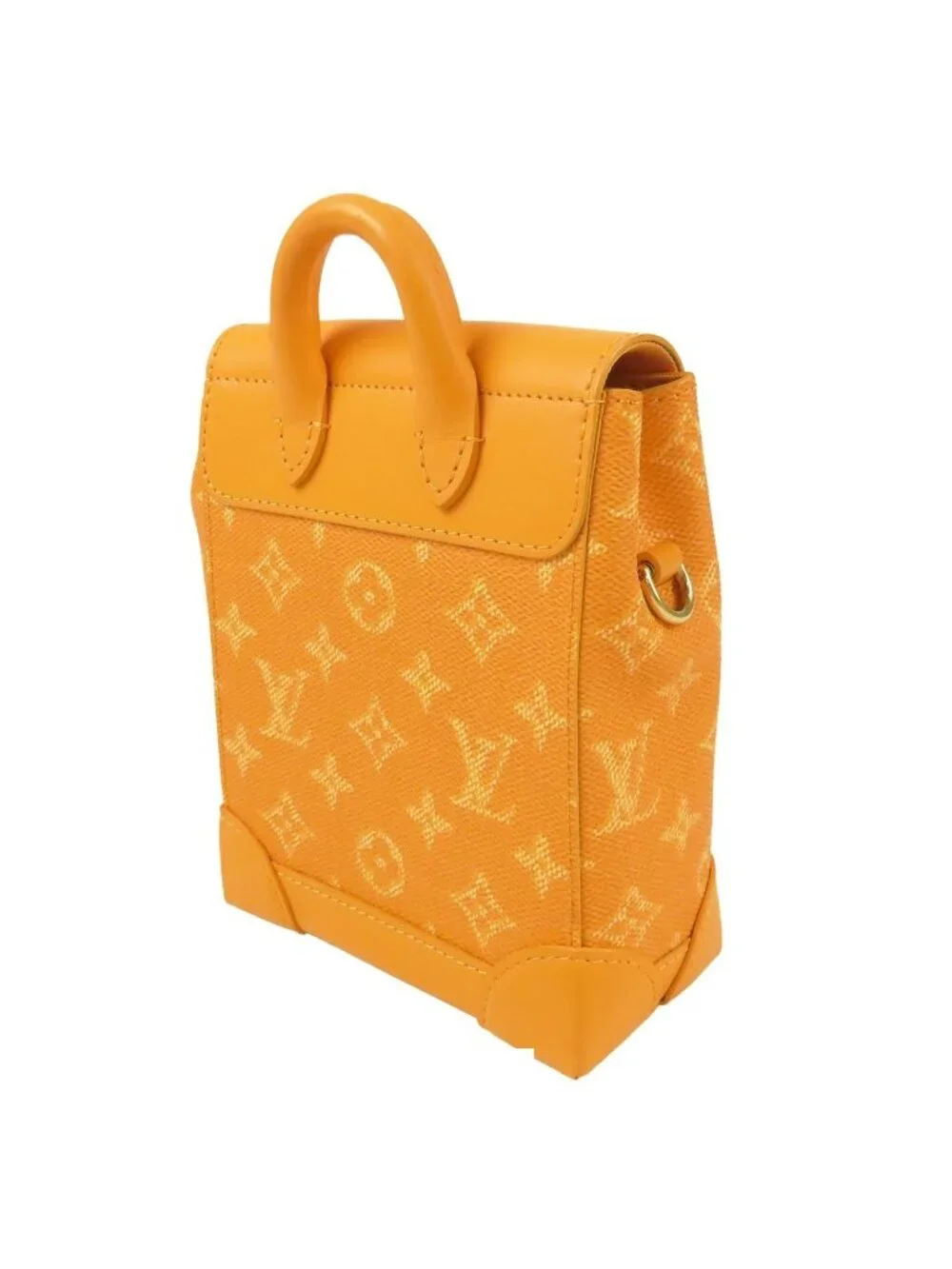 Louis Vuitton Nano Steamer Yellow Monogram Heritage 2-Way Shoulder Bag